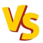 Bold "VS" text in bright yellow and red, depicting competition in repiping options: copper vs. Pex by Guardian Plumbing.